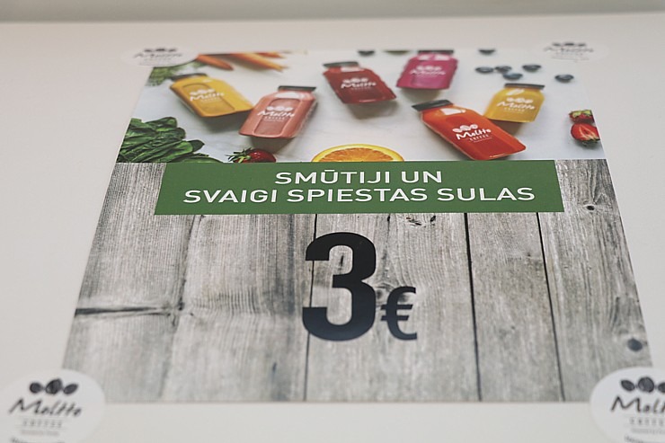 Ja esi Rīgā uz Kr.Valdemāra ielas, tad gardu «Paulig» zīmola kafiju baudi «Moltto Coffee» līdzņemšanai Ja esi Rīgā uz Kr.Valdemāra ielas, tad gardu «Paulig» zīmola kafiju baudi «Moltto Coffee» līdzņemšanai 299640