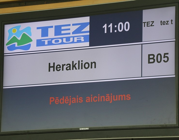 «Tez Tour Latvija» ar lidsabiedrību «Aegean» uzsāk 16.05.2021 čarterlidojumus uz Krētas salu Grieķijā «Tez Tour Latvija» ar lidsabiedrību «Aegean» uzsāk 16.05.2021 čarterlidojumus uz Krētas salu Grieķijā 301112