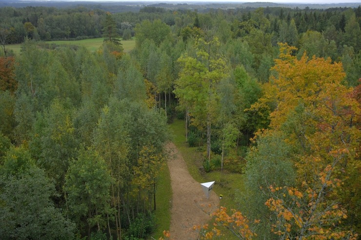 Skatu torņu apceļotājiem jauns tūrisma objekts - Taborkalna skatu torņis Jēkabpils novadā. Foto: Jekabpils.lv 307889