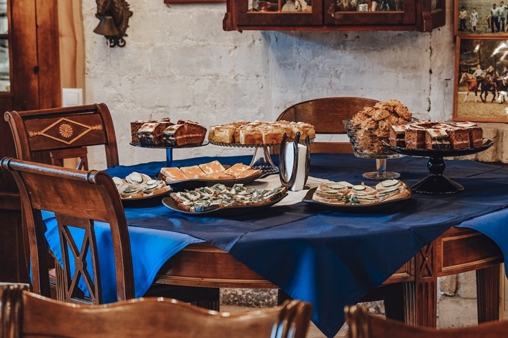 Latgalieši projekta «Local foods» ietvaros klātienē iepazīst Tomasa Godiņa pavārmākslu. Foto: Inga Pudnika-Skerškāne 308834