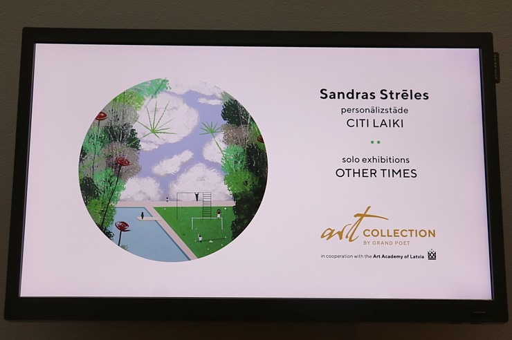 Sandra Strēle kopā ar Latvijas Mākslas akadēmiju (LMA) atklāj personālizstādi «Citi laiki» Rīgas viesnīcā «Grand Poet by Semarah Hotels» Sandra Strēle kopā ar Latvijas Mākslas akadēmiju (LMA) atklāj personālizstādi «Citi laiki» Rīgas viesnīcā «Grand Poet by Semarah Hotels» 308941