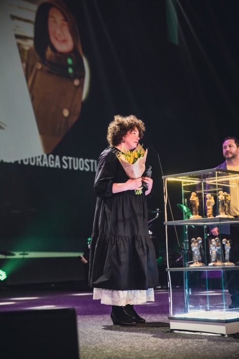 Latgaliešu kultūras gada balva «Boņuks 2021» tiek pasniegta Latgales vēstniecībā «GORS». Foto: Dagnija Bernāne Latgaliešu kultūras gada balva «Boņuks 2021» tiek pasniegta Latgales vēstniecībā «GORS». Foto: Dagnija Bernāne 314615