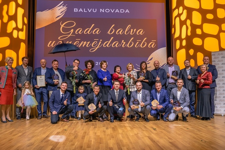 «Balvu novada Gada balva Uzņēmējdarbībā 2021» saņem vairāki ar tūrismu saistīti uzņēmumi 314983