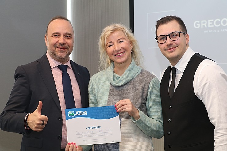 Tūroperators «Tez Tour Latvija» kopā ar Grieķijas viesnīcām rīko «Greece RoadShow 2024» ceļojumu konsultantiem Tūroperators «Tez Tour Latvija» kopā ar Grieķijas viesnīcām rīko «Greece RoadShow 2024» ceļojumu konsultantiem 350547