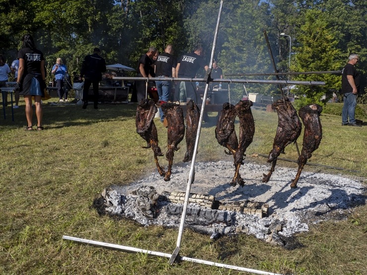 Zaubes savvaļas kulinārais festivāls pulcē dabas garšu un tautas pavārmākslas cienītājus. Foto: Andris Eglītis Zaubes savvaļas kulinārais festivāls pulcē dabas garšu un tautas pavārmākslas cienītājus. Foto: Andris Eglītis 359735