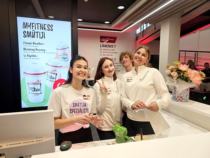 16. maijā atkāj jauno «MyFitness Pļavnieki» sporta klubu biznesa centra «MARS» telpās 371106