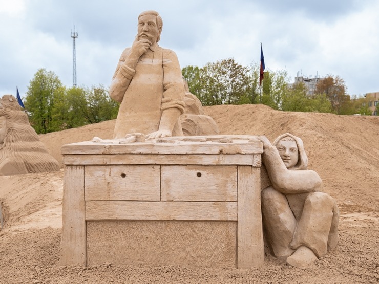 19. Starptautiskā smilšu skulptūru festivāls “Sand Signs 2025” pulcēja 17 meistarus no 11 valstīm. Foto: Raina Šmelde 371279