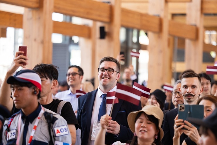 «EXPO 2025 Osaka» ietvaros Latvija prezentē savus inovatīvos sasniegumus. Foto: Reinis Oliņš, Dāvis Jansons «EXPO 2025 Osaka» ietvaros Latvija prezentē savus inovatīvos sasniegumus. Foto: Reinis Oliņš, Dāvis Jansons 371379