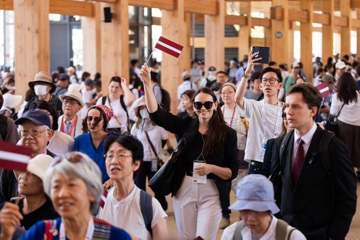 «EXPO 2025 Osaka» ietvaros Latvija prezentē savus inovatīvos sasniegumus. Foto: Reinis Oliņš, Dāvis Jansons «EXPO 2025 Osaka» ietvaros Latvija prezentē savus inovatīvos sasniegumus. Foto: Reinis Oliņš, Dāvis Jansons 371380