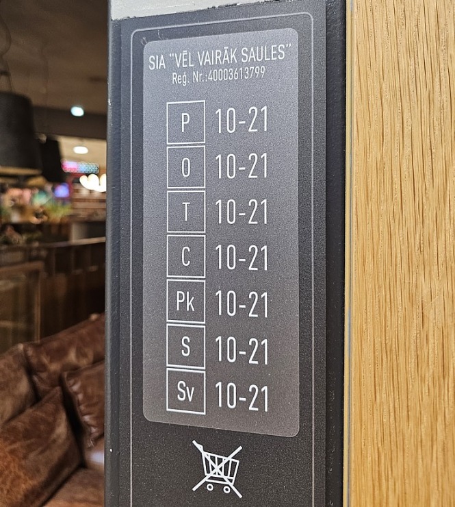 Izbaudām picērijas «Vairāk saules» ēdienkarti, kas atrodas tirdzniecības centrā «Domina Shopping» Izbaudām picērijas «Vairāk saules» ēdienkarti, kas atrodas tirdzniecības centrā «Domina Shopping» 374311