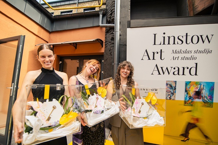 Rīgā, SPORTA 2 kvartālā atklāta «Linstow Art Award» mākslas studija 375743