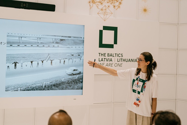 Izstādē «EXPO 2025 Osaka» Japānā atzīmē Baltijas dienu un piemin Baltijas ceļa gadadienu 375815
