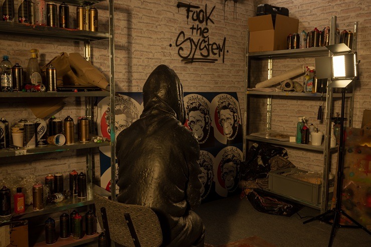 Izstāde «The Mystery of Banksy – A Genius Mind» Vidzemes tirgū jau uzņēmusi 10 000. apmeklētāju 376161