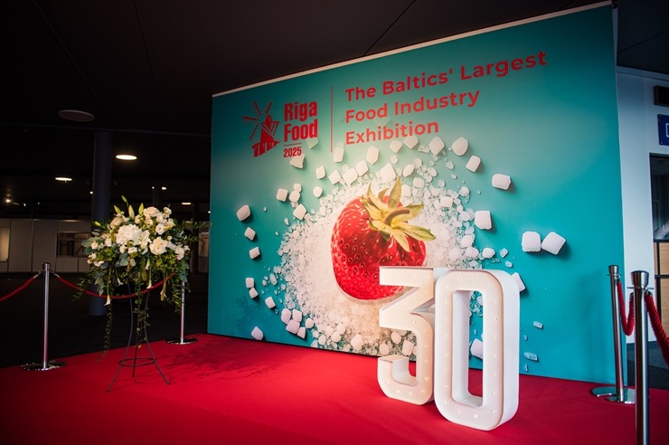 Ķīpsalā norit Baltijas lielākā pārtikas industrijas izstāde «Riga Food 2025», kurai ir jau 30 gadu dzimšanas diena. Foto: Ieva Makare Ķīpsalā norit Baltijas lielākā pārtikas industrijas izstāde «Riga Food 2025», kurai ir jau 30 gadu dzimšanas diena. Foto: Ieva Makare 376334