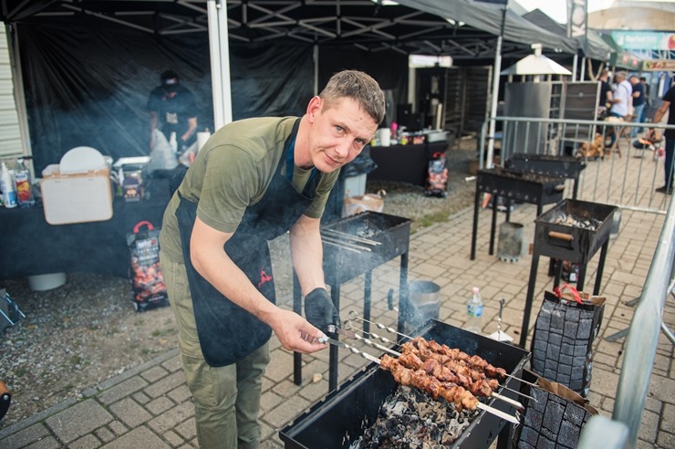 Ķīpsalā norit Baltijas lielākā pārtikas industrijas izstāde «Riga Food 2025», kurai ir jau 30 gadu dzimšanas diena. Foto: Ieva Makare Ķīpsalā norit Baltijas lielākā pārtikas industrijas izstāde «Riga Food 2025», kurai ir jau 30 gadu dzimšanas diena. Foto: Ieva Makare 376433