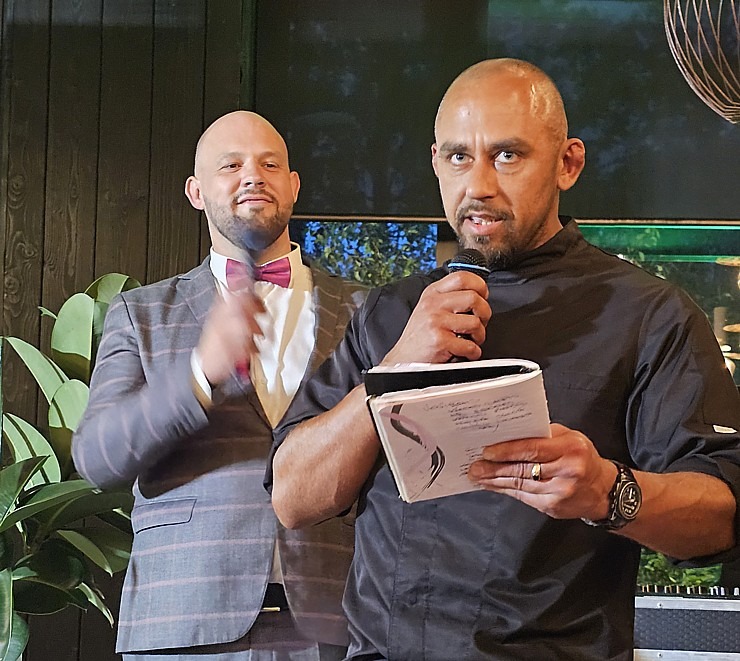 «Latvijas gada pavārs 2025» Emīls Skalbergs, restorāns «John - John chefs hall» un «Latvijas pavārzellis 2025» - Rota Gundega Klētniece, restorāns «Fe «Latvijas gada pavārs 2025» Emīls Skalbergs, restorāns «John - John chefs hall» un «Latvijas pavārzellis 2025» - Rota Gundega Klētniece, restorāns «Fe 376652