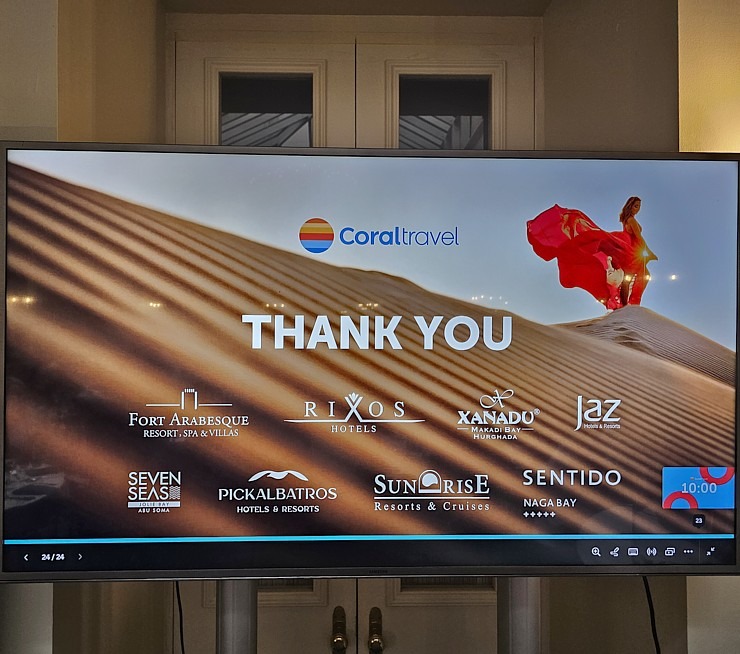Tūroperators «Coral Travel Latvia» rīko «Egypt Roadshow» Latvijas tūrisma firmu ceļojumu konsultantiem Vecrīgas viesnīcā «Grand Palace Hotel» 377056