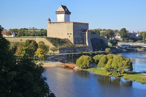 Nr.12 Aplūkojam Igaunijas - Krievijas robežu starp Narvu un Ivangorodu - Foto