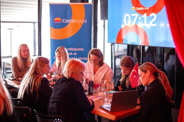Latvijas ceļojumu aģenti satiekas «Coral Travel Latvia» rīkotā pasākumā ««Turcija Roadshow 2026». Foto: Ksenija Smurjakova  Latvijas ceļojumu aģenti satiekas «Coral Travel Latvia» rīkotā pasākumā ««Turcija Roadshow 2026». Foto: Ksenija Smurjakova 380423