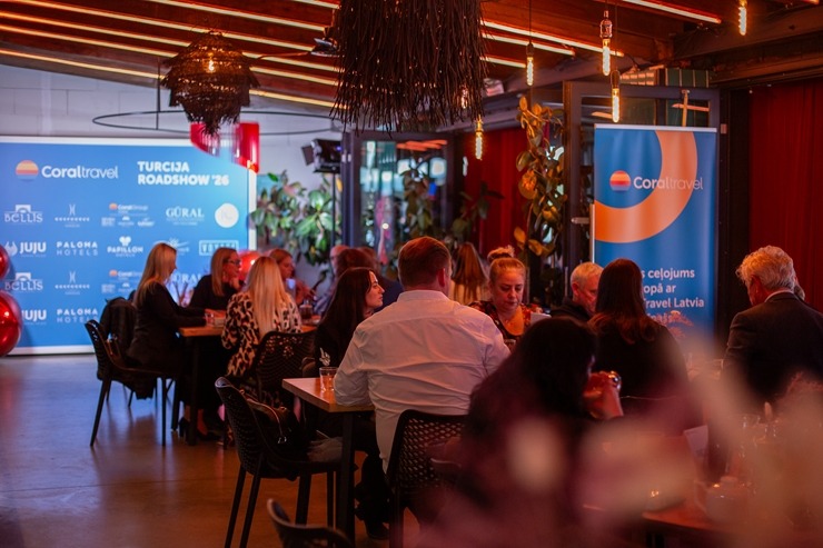 Latvijas ceļojumu aģenti satiekas «Coral Travel Latvia» rīkotā pasākumā ««Turcija Roadshow 2026». Foto: Ksenija Smurjakova  Latvijas ceļojumu aģenti satiekas «Coral Travel Latvia» rīkotā pasākumā ««Turcija Roadshow 2026». Foto: Ksenija Smurjakova 380434