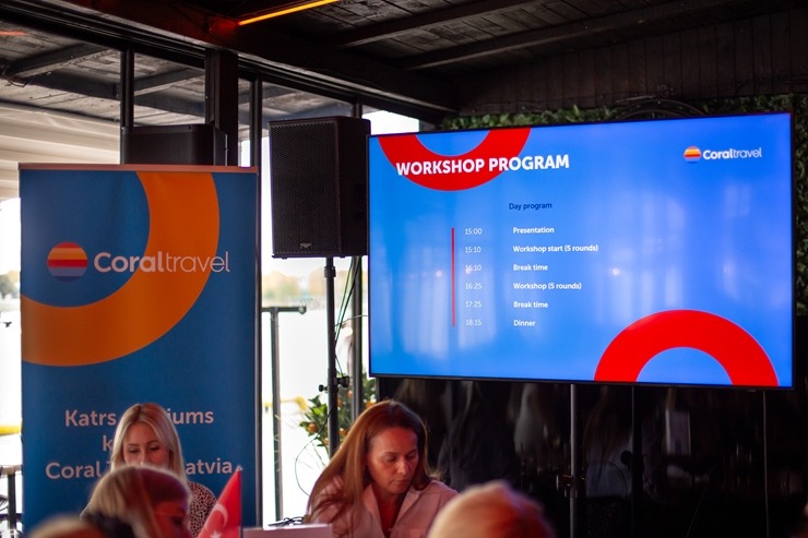 Latvijas ceļojumu aģenti satiekas «Coral Travel Latvia» rīkotā pasākumā ««Turcija Roadshow 2026». Foto: Ksenija Smurjakova  Latvijas ceļojumu aģenti satiekas «Coral Travel Latvia» rīkotā pasākumā ««Turcija Roadshow 2026». Foto: Ksenija Smurjakova 380408