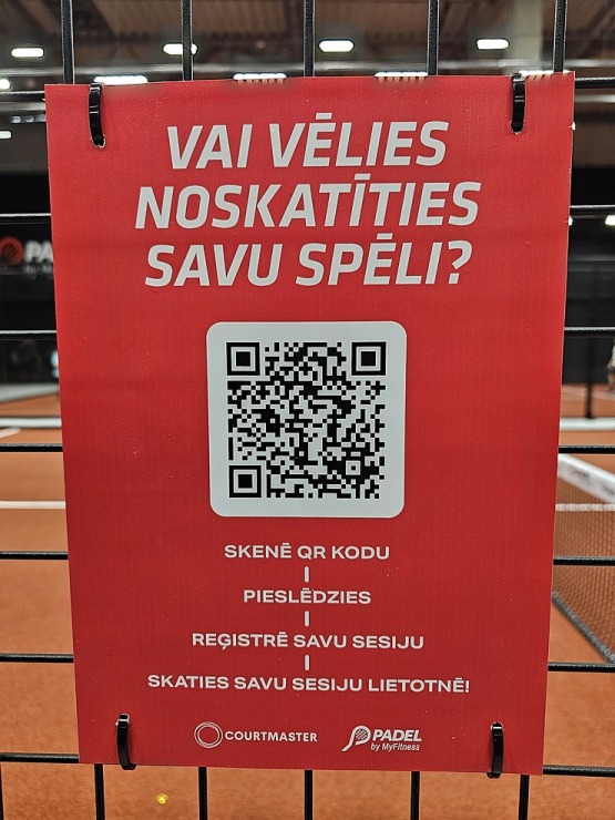 «MyFitness Sāga» piedāvās Baltijā pirmos trīs «Padel by MyFitness» kortus 381357
