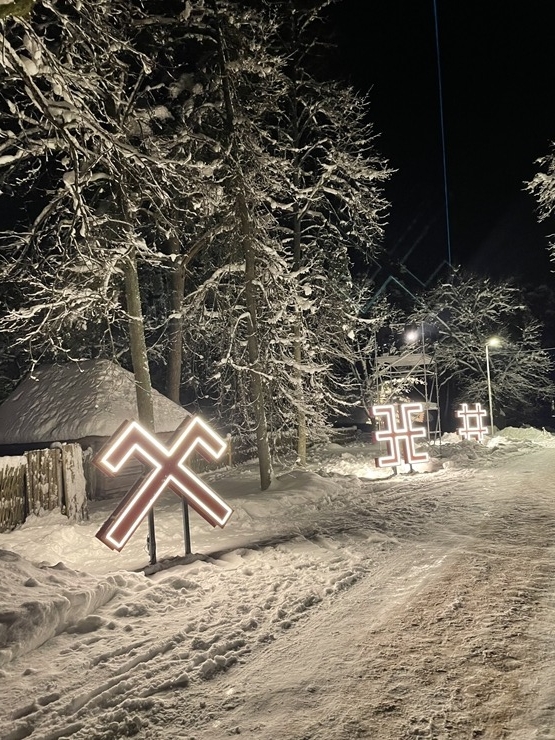 Brīvdabas muzejā no 19. decembra būs Ziemassvētku gaismu taka. Foto: lebm.gov.lv 383206