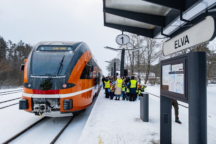 Tas ir noticis! Atklāts vilciena maršruts no Tartu uz Rīgu 383856