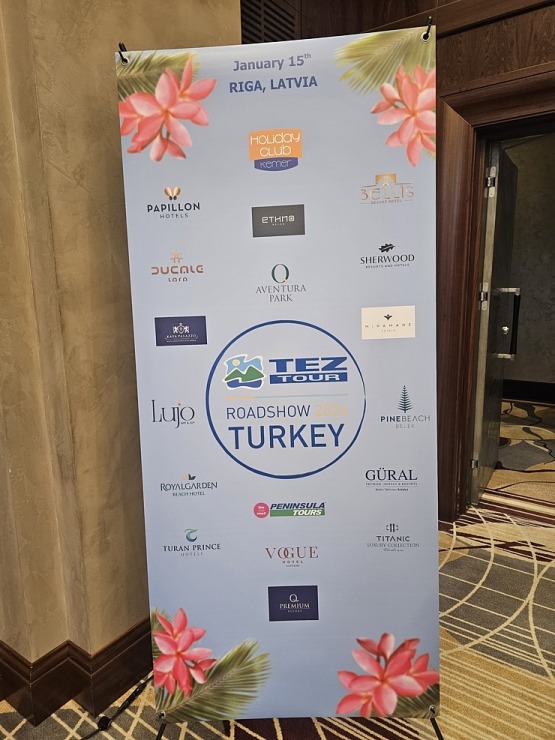«Tez Tour» rīko Turcijas «Roadshow 2026» Latvijas tūrisma firmām «Grand Hotel Kempinski Riga» 384423