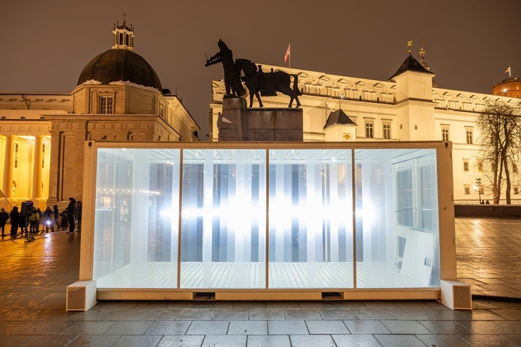 Viļņas gaismas festivāls izceļ pilsētas ziemas pievilcību 384904