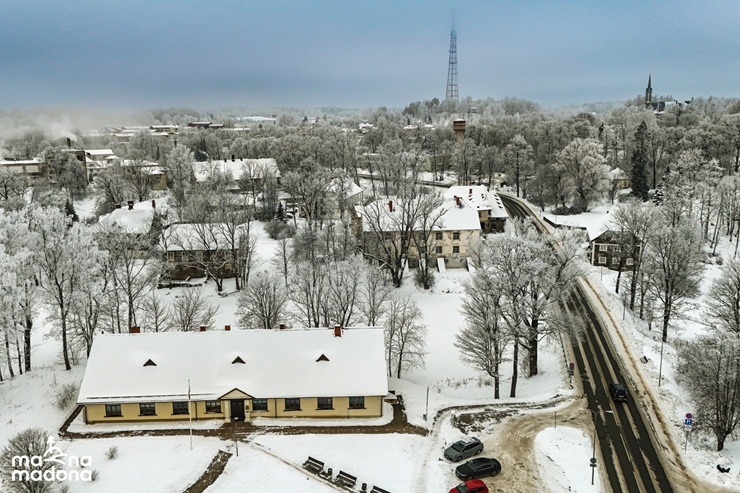 Madonas novada Cesvaine pievilcīga ziemā 385007
