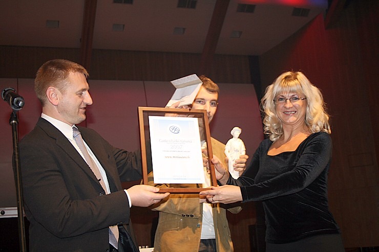 «GADA CILVĒKS TŪRISMĀ 2007» apbalvošanas ceremonija «Latvijas tūrisma forums 2007» 385105