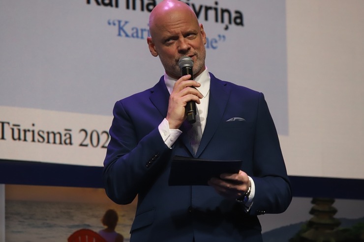 Tūrisma izstādē «Balttour 2026» tiek pasniegtas «GADA CILVĒKS TŪRISMĀ 2025» balvas. Foto: Rojs Maizītis 386086