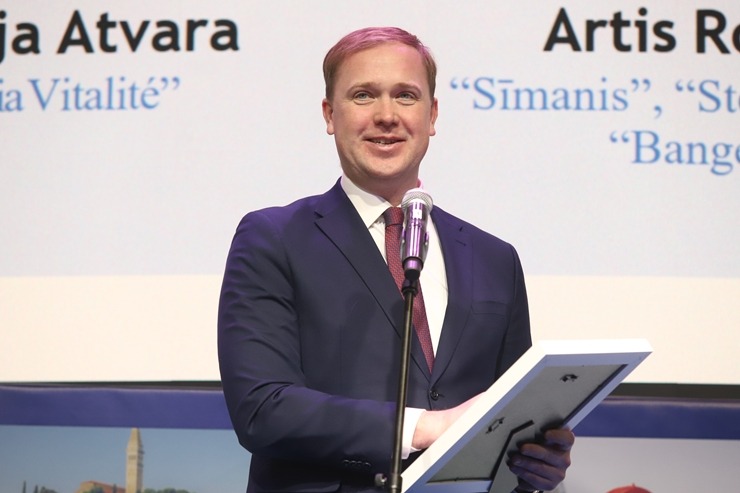 Tūrisma izstādē «Balttour 2026» tiek pasniegtas «GADA CILVĒKS TŪRISMĀ 2025» balvas. Foto: Rojs Maizītis 386088