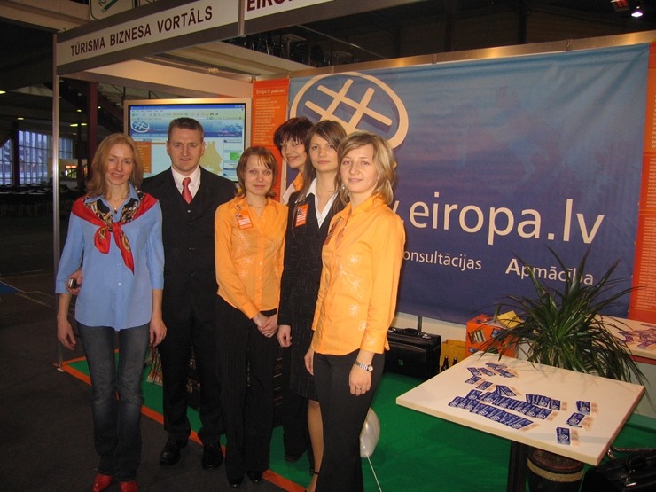 Vēsture: Travelnews.lv ar veco nosaukumu Eiropa.lv piedalās tūrisma izstādē «Balttour 2006» 386121