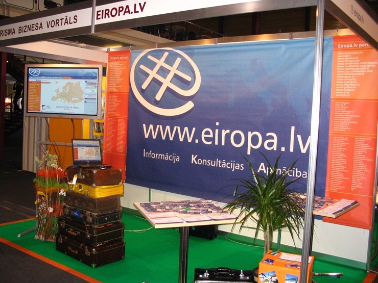 Vēsture: Travelnews.lv ar veco nosaukumu Eiropa.lv piedalās tūrisma izstādē «Balttour 2006» 386112