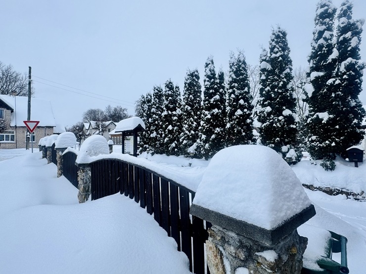 Kā dzīvo latgalieši Dagdā, kur šobrīd dziļākais sniegs Latvijā? - Krāslavas novads. Foto: Sintija Maļkeviča 386674