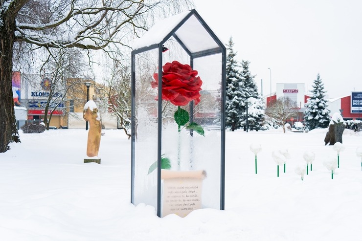 Daugavpils sūta ziemīgus sveicienus no aukstākās pilsētas Latvijā. Foto: Margarita Vigule 386768