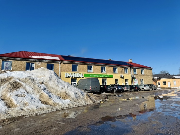 Sniegiem bagātā Dagda Krāslavas novadā atvadās no ziemas. Foto: Sintija Maļkeviča 387600