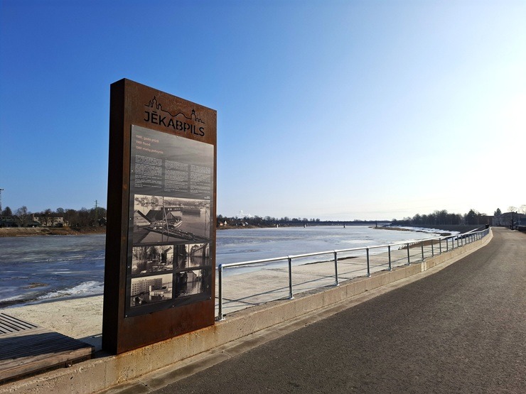 Daugavas aizsargdambis Jēkabpilī - atzinību guvis pilsētas sargs palu laikā 388499
