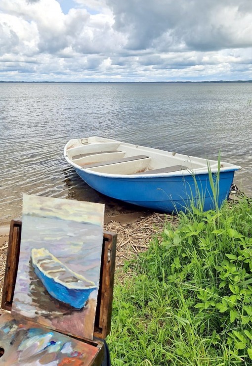 Rāznas ezers pie Mākoņkalna iegūst labiekārtotu pludmali. Foto: Aivars Arnicāns 391552