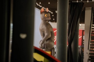 Animācijas filmas «Straume» tēli Rīgas pilsētvidē - Foto