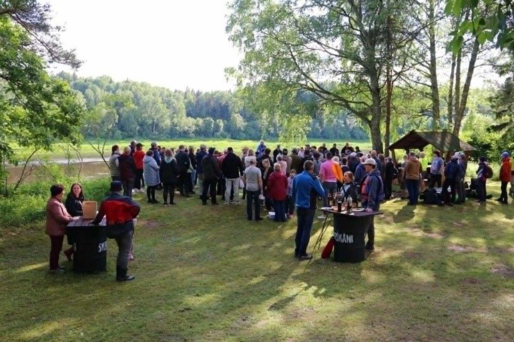 Krāslavas novadā pulcējas laivotāji 394511
