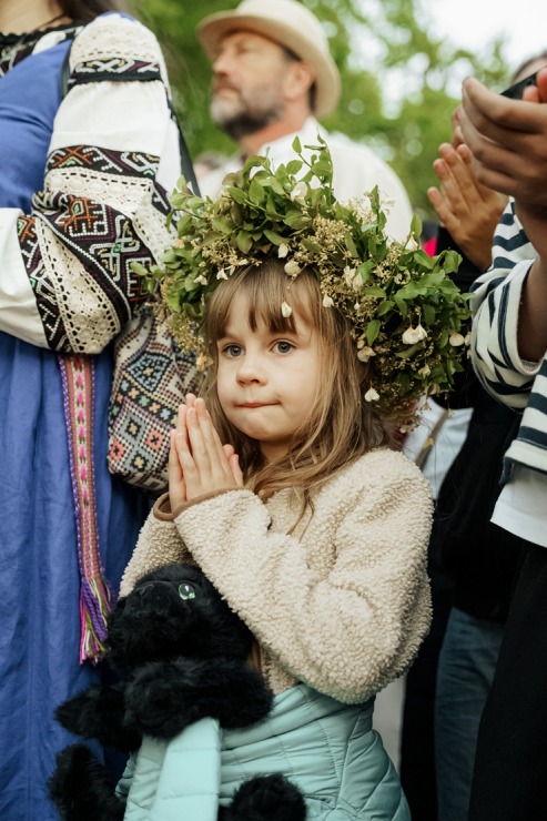 Līgo svētki Siguldas pilsdrupu estrādē ir tradicionāls pasākums. Foto: Zane Magone 394812