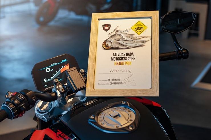 BMW triumfē konkursā «Latvijas Gada motocikls 2026» – BMW R 1300 R iegūst galveno balvu 394876