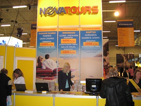 Tūroperatora Novatours stends 20657