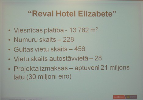 Viesnīcā ir 228 numuriņi, ar kopējo gultas vietu skaitu - 456, kā arī ir sava pazemes stāvvieta 22054