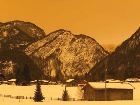 Šīs fotogrāfijas (Sueddeutsche.de) ir veidotas 2004. gada 21. februārī, kad Vācijas Alpi un debesis bija vieglā oranžā krāsā Šīs fotogrāfijas (Sueddeutsche.de) ir veidotas 2004. gada 21. februārī, kad Vācijas Alpi un debesis bija vieglā oranžā krāsā 22652