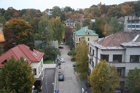 Skats no loga paveras uz Kauņas centru 28109