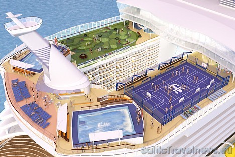 Pasaulē lielākais kruīzu kuģis Oasis of the Seas galvenokārt būs izmantots Karību jūras baseinā un tas ir aprīkots ar visu, lai kuģa viesi nemaz neilg Pasaulē lielākais kruīzu kuģis Oasis of the Seas galvenokārt būs izmantots Karību jūras baseinā un tas ir aprīkots ar visu, lai kuģa viesi nemaz neilg 29799